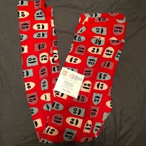 Lularoe halloween Pac-Man ghost OS leggings
